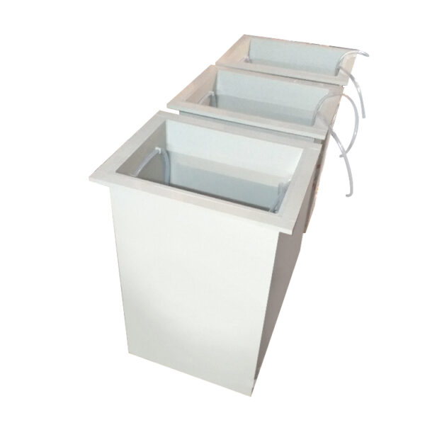Cleaning - Rinsing - Plating Tank Set For Long Tubes/Rods Treatment